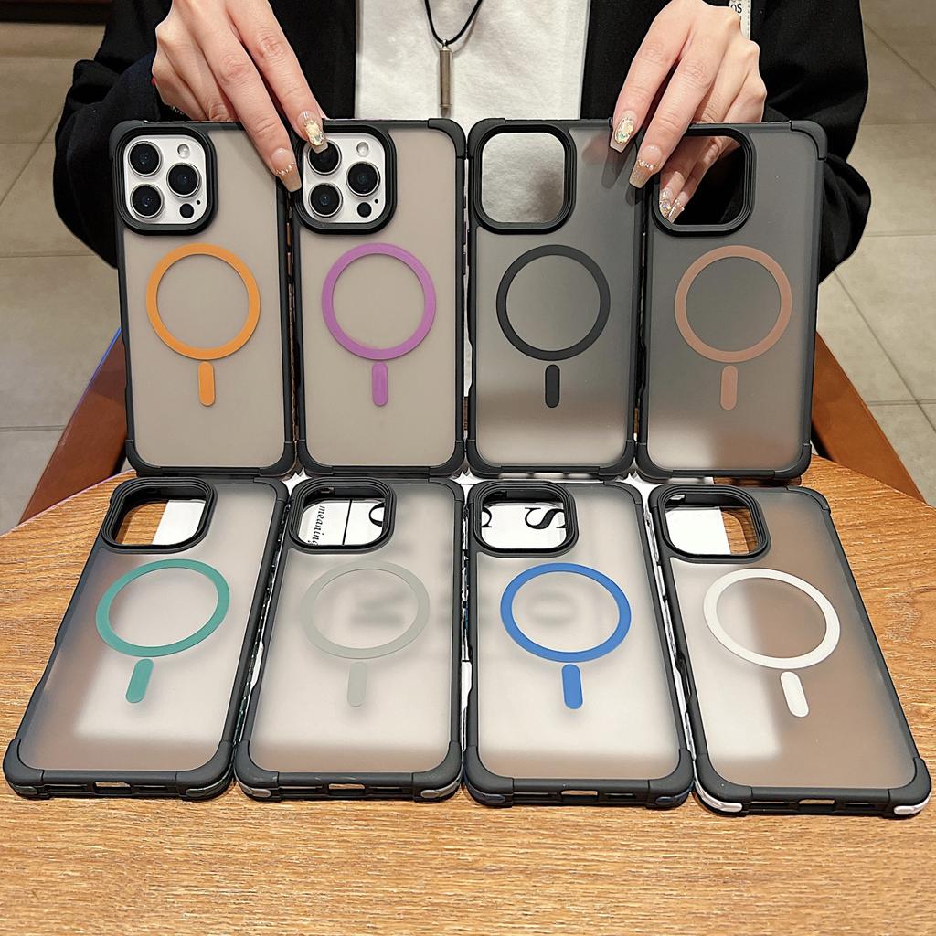 Apple 15 Magnetic Protective Case for Anti Drop At The Four Corners of IPhone16ProMax Phones