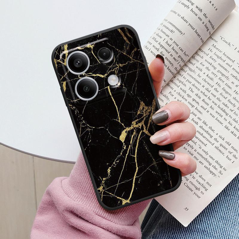 Luxury Case For Redmi Note 13 Pro 4G 5G Fundas Marble Fashion Pattern Soft TPU Protection Cover For Xiaomi Redmi Note14 Pro Capa