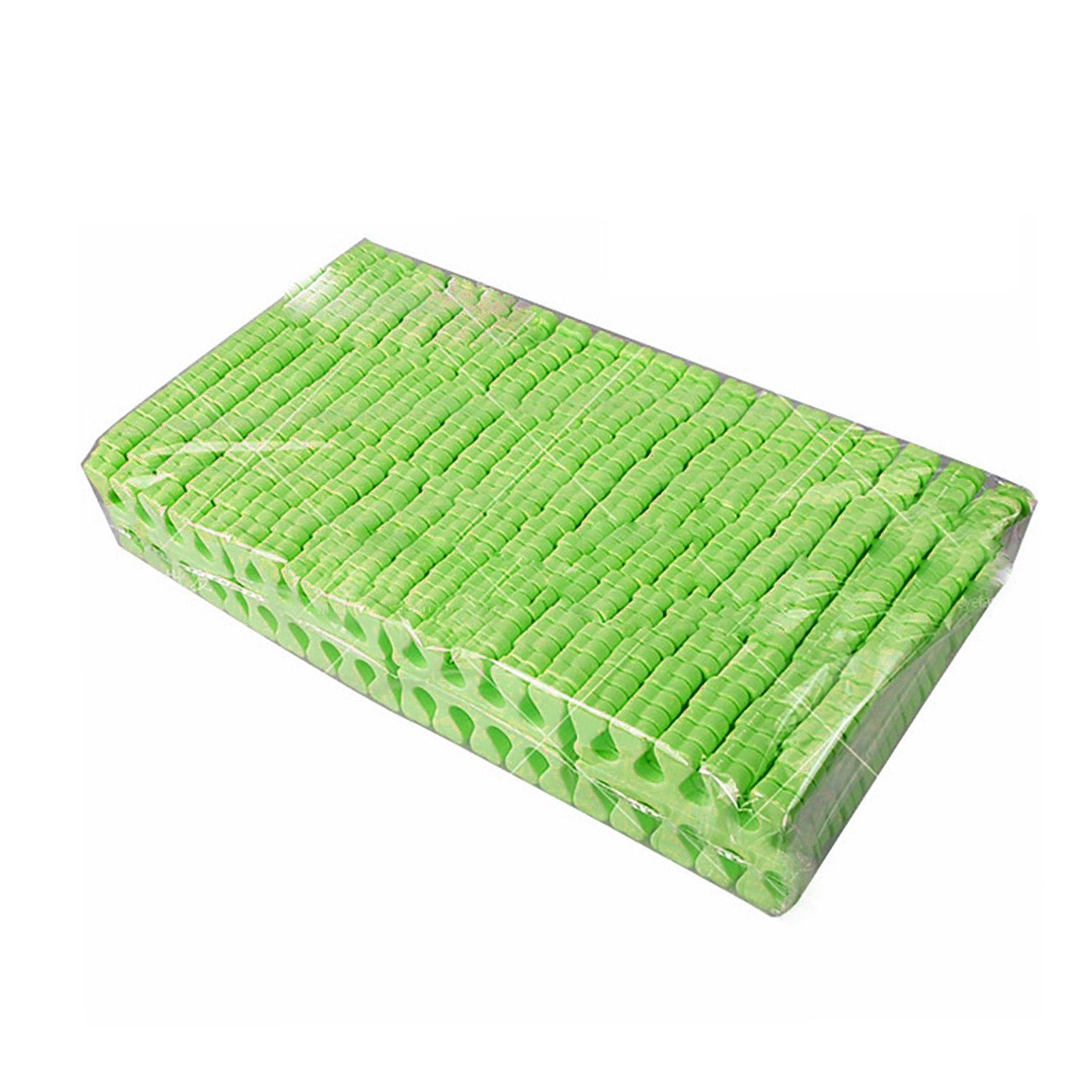 Губка для разделителя пальцев ног для домашнего салона, портативный мягкий милый разделитель пальцев ног для дизайна ногтей для маникюра Green