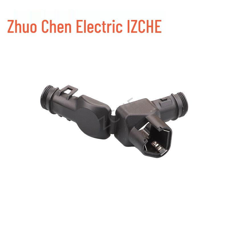 DT06-3S Connector with Snap-on Corrugated Tube and Tail Clip 1011-232-0305/1011-260-0305