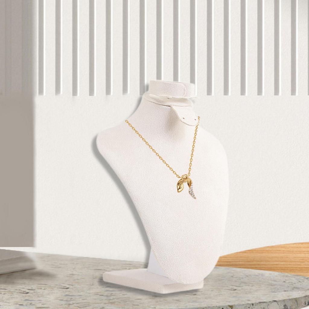 Stojanový držák na šperky Dekorace Stylový busta organizér na náhrdelníky pro pult toaletní stolek