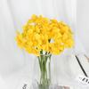 6pcs Artificial Narcissus Flower Bouquet Wedding Festival Party Daffodil Decor Home Garden Room Tabletop Fake Flower Decorations
