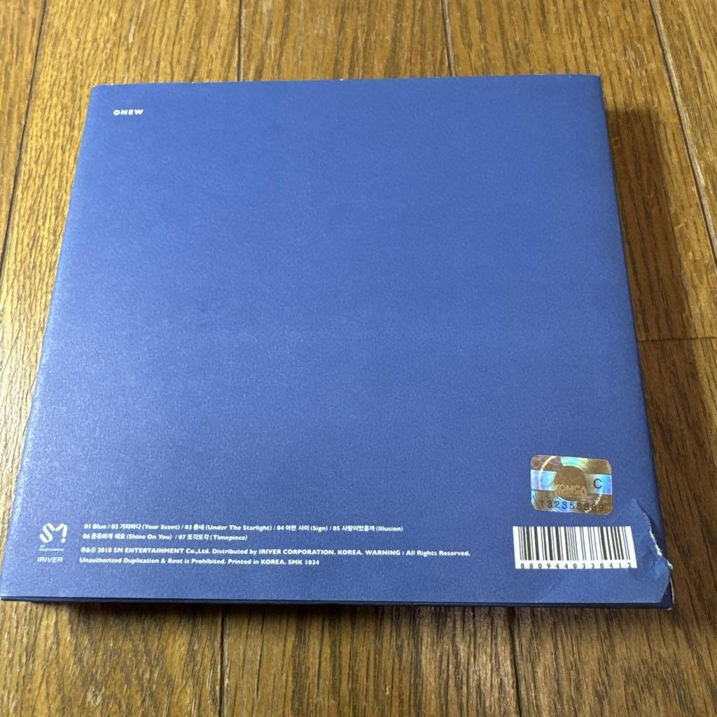 [USED] SHINee ONEW Onew VOICE Blue Ver.