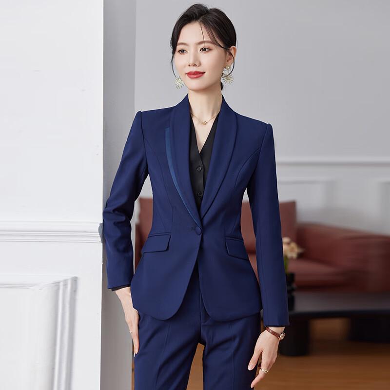 Troyman Women s Professional Two-Piece Suit Set 4XL