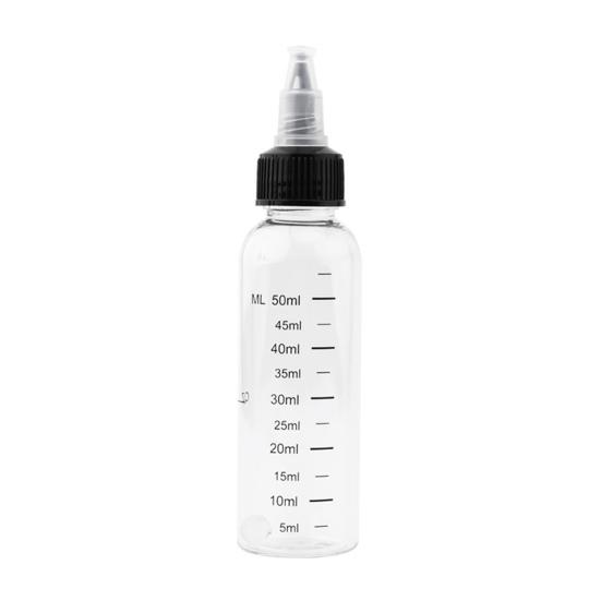 Flacone Spremibile Graduato con Tappo 30/50/100/250ml Contenitore Dispenser Anti-Perdita per Salse Oli Senza BPA Dispenser per Condimenti per Cucina Laboratorio Viaggio