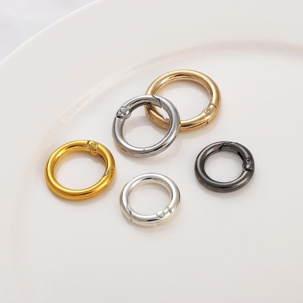 Alloy Bag Buckle & Keychain Hook Accessory Set