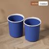 LFOF Simple Press-Ring Plastic Trash Can