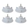 4pcs Elder Shower Chair Replacement Feet Large Suction Cups Rubber Sliplessbath Chair Replacement Feet