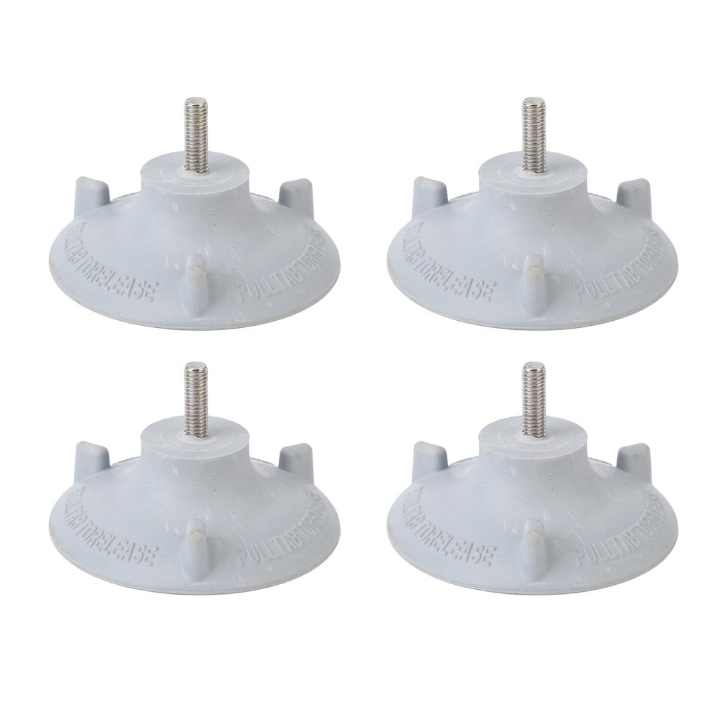 4pcs Elder Shower Chair Replacement Feet Large Suction Cups Rubber Sliplessbath Chair Replacement Feet