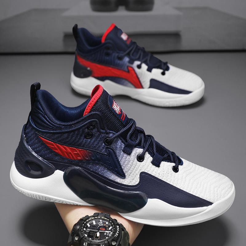 Sonic 12 basketball shoes men's shoes guard actual combat youth sneakers high-top women's low-top children's spring sports sneakers