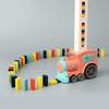 Automatic Laying Domino Train Sound Light Electric Train Intelligent Children Toy  Kids Puzzle