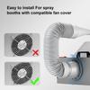 Portable AC Hose Vent Kit Portable Air Conditioner Exhaust Hose Extension Ventilation Replacement Adapter For Bedroom Study Room