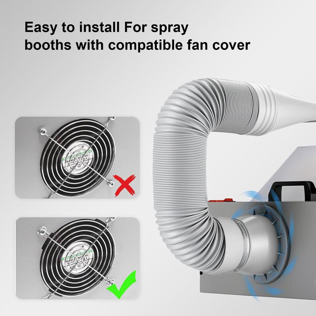 Portable AC Hose Vent Kit Portable Air Conditioner Exhaust Hose Extension Ventilation Replacement Adapter For Bedroom Study Room