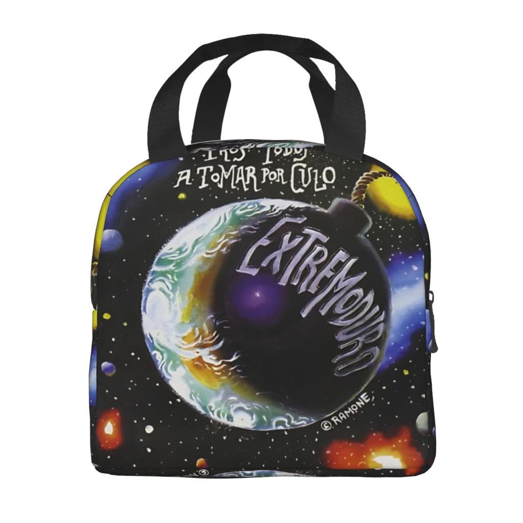 Extremoduro Album Rock Band Thermal Insulated Lunch Bags for Travel Portable Food Bag Container Thermal Cooler Lunch Boxes
