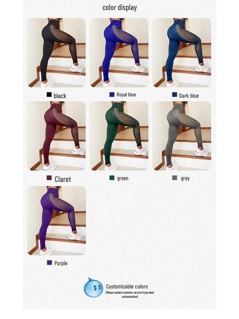 Pantaloni da Yoga Senza Cuciture a Vita Alta Asciugatura Rapida Solleva Glutei