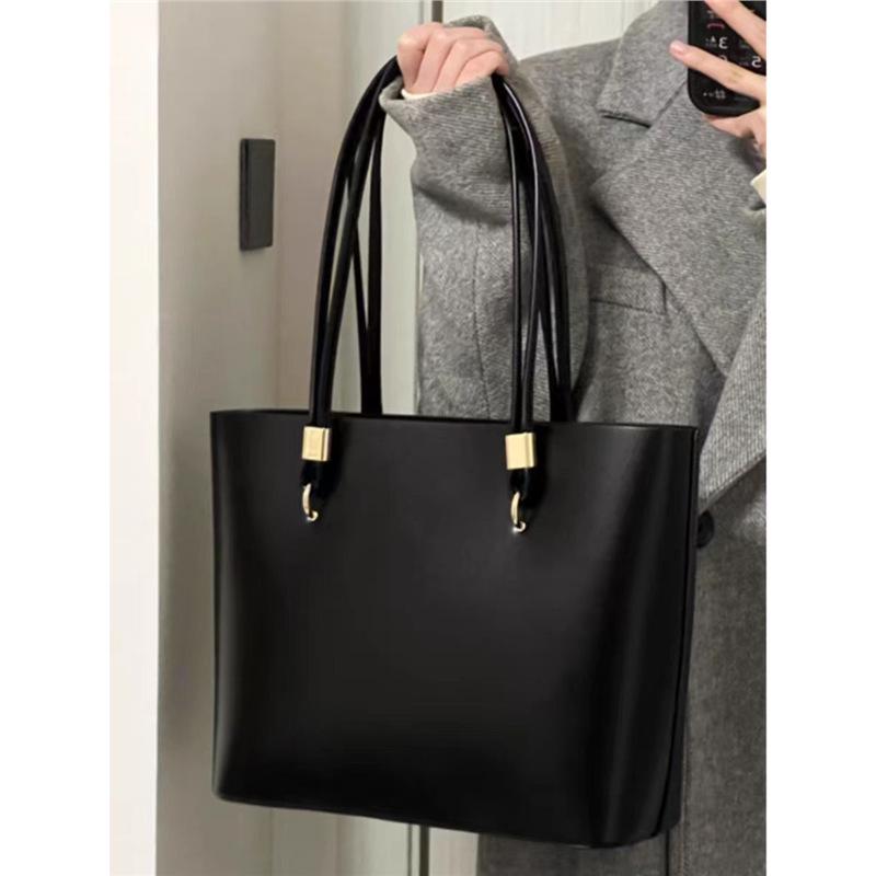 Women's Large Capacity Tote Bag - High-End Student Shoulder Bag for Autumn/Winter 2025
