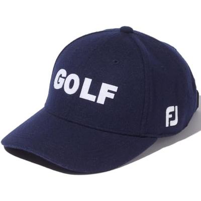 FootJoy Melton Golf Cap FH23AMC Men's Navy, Free Size (57-59cm)