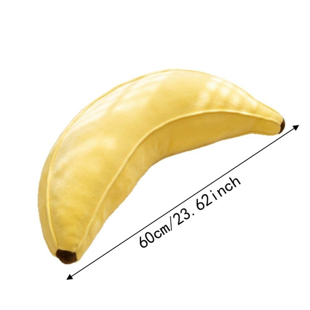 Realistic Banana Plush Doll Sleeping Fruit Doll Pillow Kids Toy Banana Throw Pillow Living Room