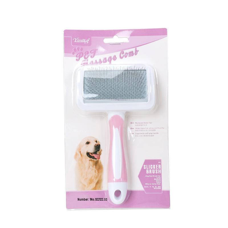 Pet De-shedding & Volumizing Comb for Cats and Dogs 97501 фиолетовый
