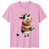 Cow Christmas Holidays Unisexs TShirt Unisexs Tee Graphic Unisex Top Cozy Winter