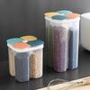 Food Grade Multi-Grain Noodles & Beans Storage Container with Sealed Compartments