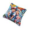 Custom Nordic Style Pikachus Anime Game Cushion Covers 40x40cm Soft Cartoon Manga Pillow Case for Sofa Square Pillowcase