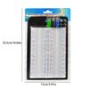 Reusable ZY-204 Breadboard Protoboard 4 Bus Test Circuit Board Connection Point 1660 Bread Board for Electrical Testing