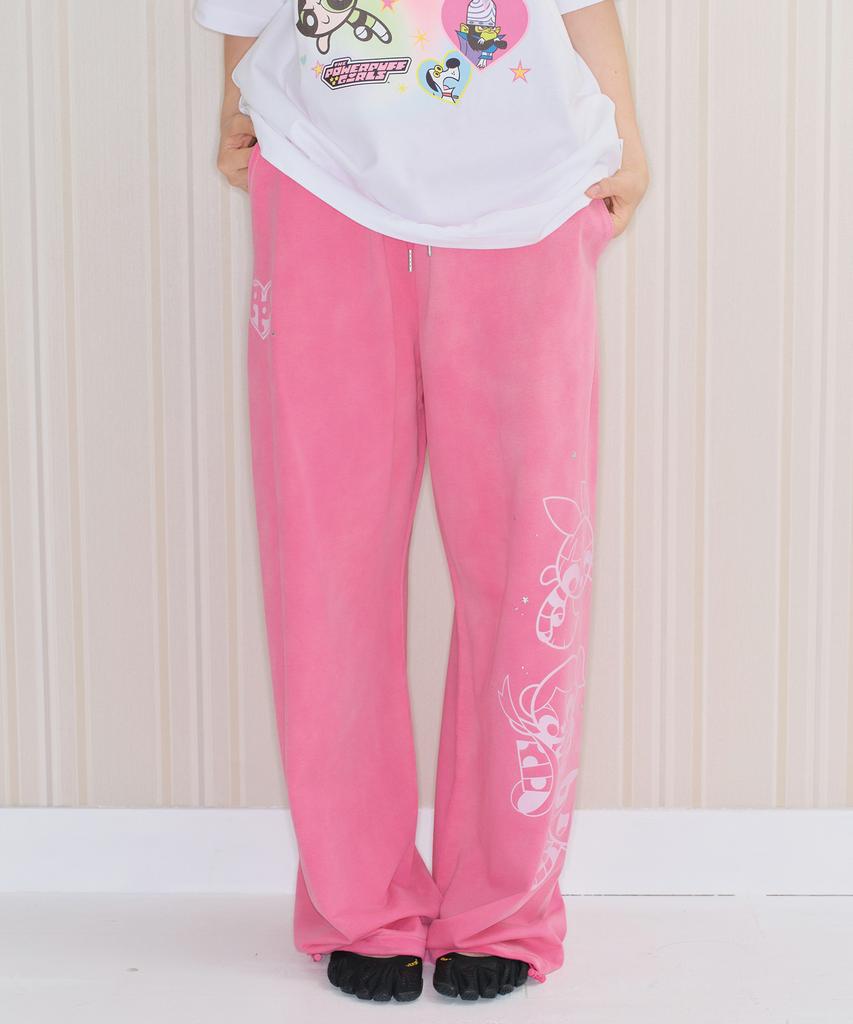 AMES-WORLDWIDE Ppg Hotfix Drawing Sweat Pants Pink