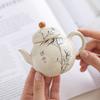 Teapot China-Chic Cultural Creative Tea Water Separation Tea Pot Ceramic Belt Filter Small Kung Fu Tea Set Single Pot