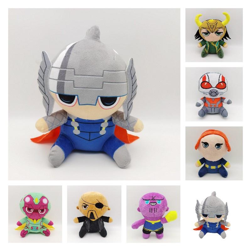Avengers Plush Toy Set With Ant-man, Iron Man, Loki, Thor, And More!