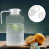 Acrylic Transparent Juice Bottle Striped Water Ice Cold Juice Jug with Lid for Bar Home Cold Water Bottle Juice Bottle Juice Jug