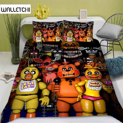 3D 3D Children's  100% Polyester 3-Piece Set 1 Quilt Cover Bedding Set  Cute Printed Cartoon Anime Home Decor