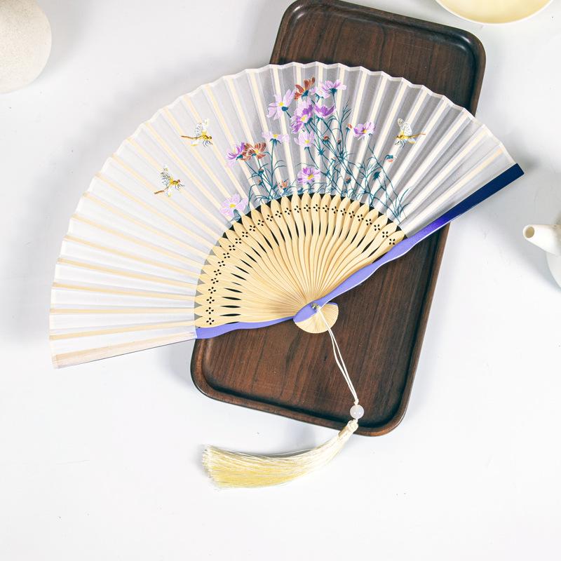 Gradient Cheongsam Style Hanfu Dance Folding Fan