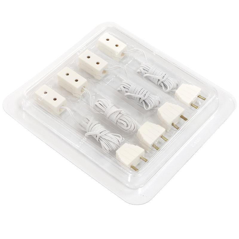 4Pcs 1/12 Dollhouse Decorative Lamp Transformer Socket Connection Line Model Home Appliances Accessories Kid Pretend Play Toys
