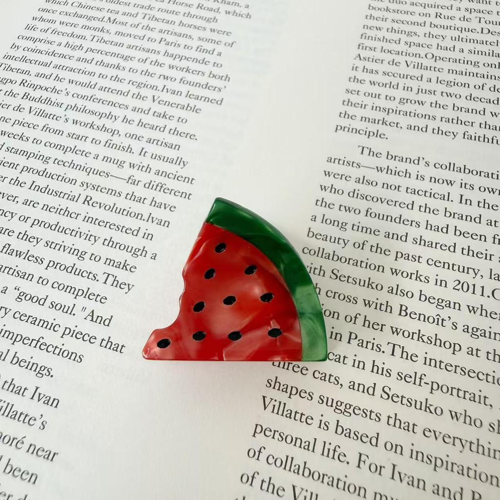 Summer Fruit Hair Clips: Cherry, Strawberry, Grape Claw Clips - Cute & Sweet Accessories