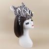 1/3/4Pcs Zebras Costume Set Zebras Ears Headband Tail Bowtie Gloves for Halloween Dress Up Animals Cosplay Costumes