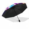 1pc Neon Butterfly Automatic Open/Close Umbrella with Folding feature Compact Travel Umbrella, Lightweight design, for Commuting, Business147