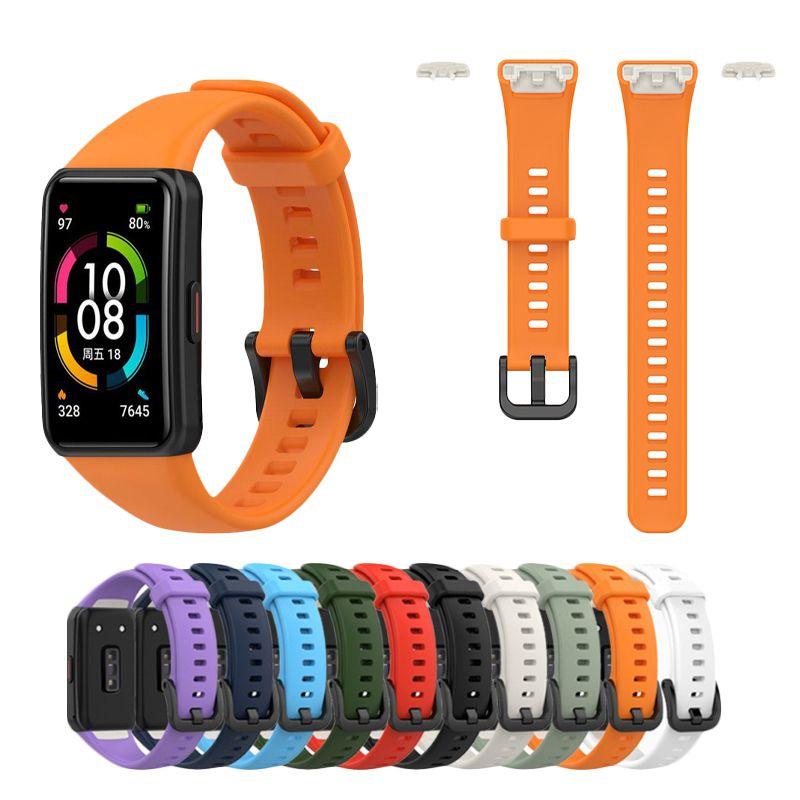 Adjustable Silicone Strap For Huawei Honor Band 6