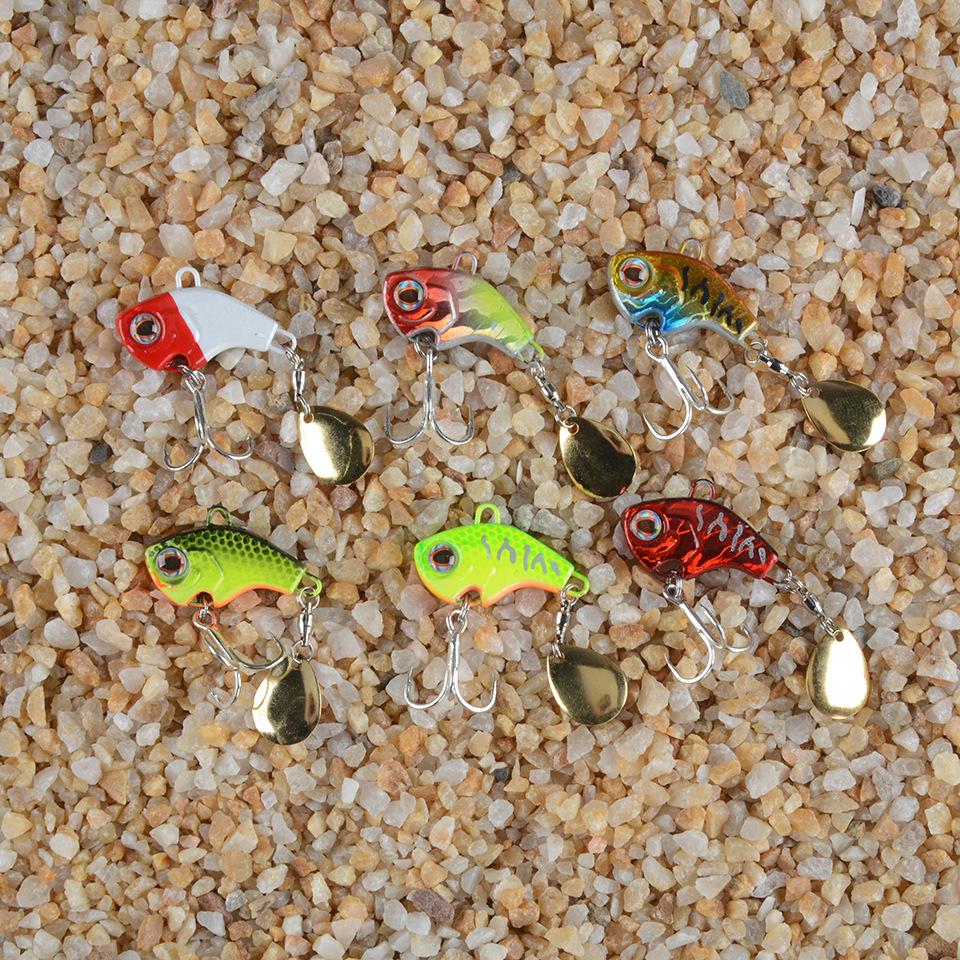 Przynęta obrotowa Cyclone VIB trzeciej generacji: Mini Przynęta Sztuczna na Bass, Tilapię i Suma.