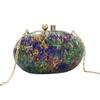 Oval Pearlescent Clutch Shoulder Acrylic Crossbody Evening Bag Fashion Ladies Handbags Woman Luxury Famous Brands Purse New In