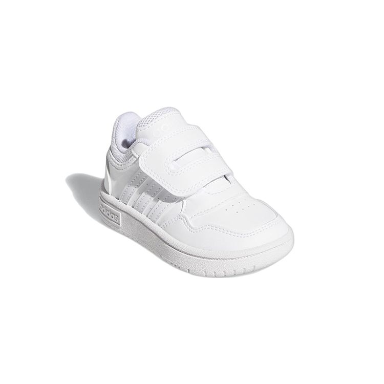 Adidas Neo Hoops Non-Slip Durable Low-Top Walking Shoes Baby Shoes White GW0442