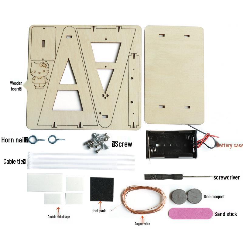 DIY Electromagnetic Induction Coil Kit for Kids: Science Education & STEAM Experiment Set