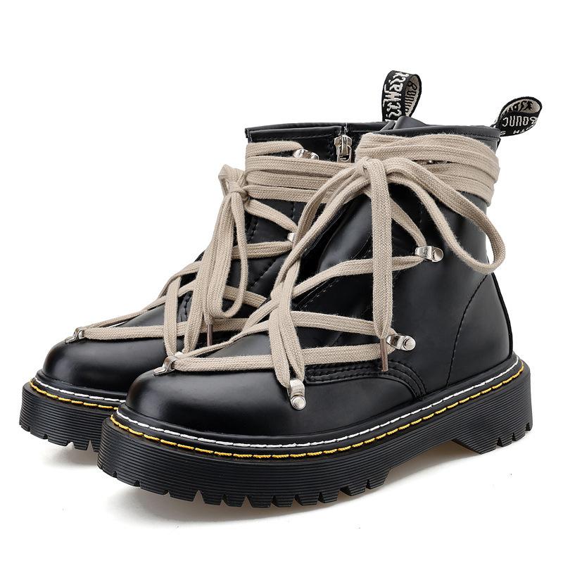 Martin boots locomotive boots female pentagram