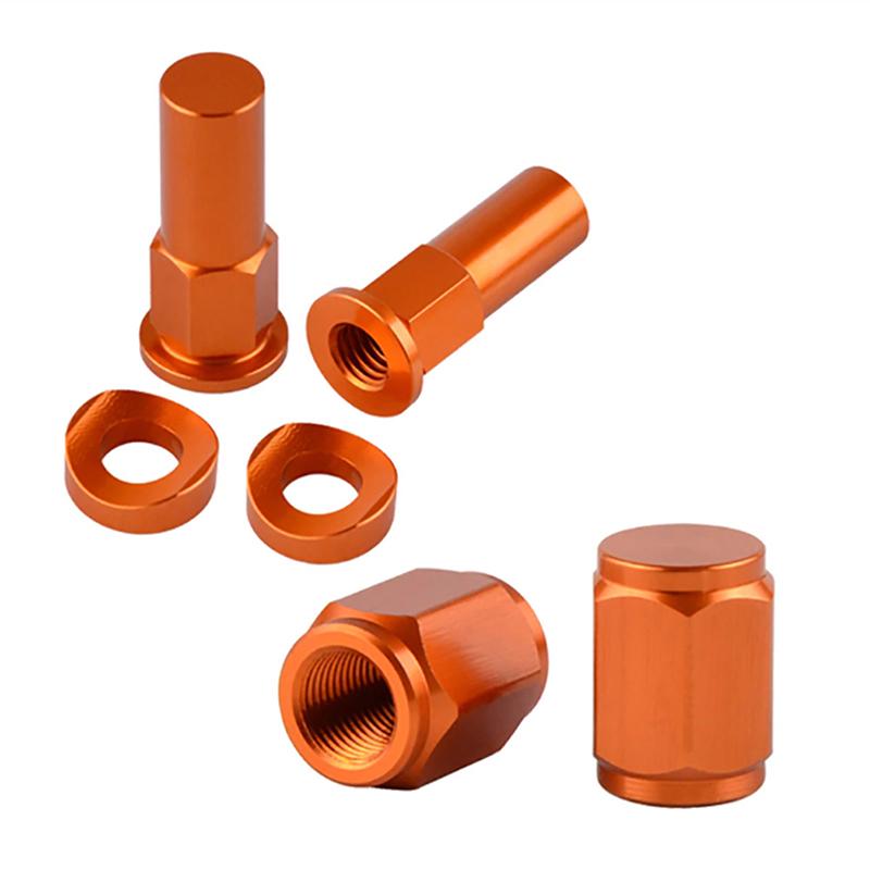 3Pcs Motocross Rim Lock Nut Kit Tire Clamp Screw Rim Lock Nut Spacer Kit Dirt Bike Rim Lock Nuts Bolts Spacer Motocross Valve Cap