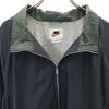 Nike 90s 00s White Tag Old Nylon Jacket XL Black X Khaki Men's Used