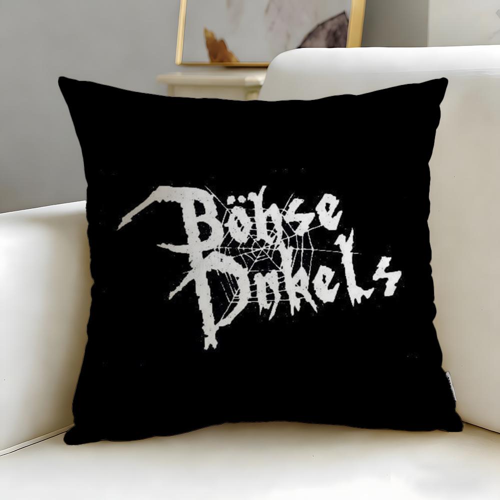 classic band Bohse Onkelz Cushion Cover Soft & Easy-Wash Pillow Case – Versatile for Couch, Bed, Travel and Office