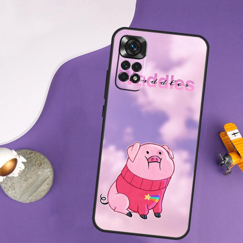 Cartoon Pig Case For Xiaomi Redmi Note 13 Pro 14 12 9 10 11 Pro 10S 11S 12S Redmi 13C 14C 10C 12C Cover