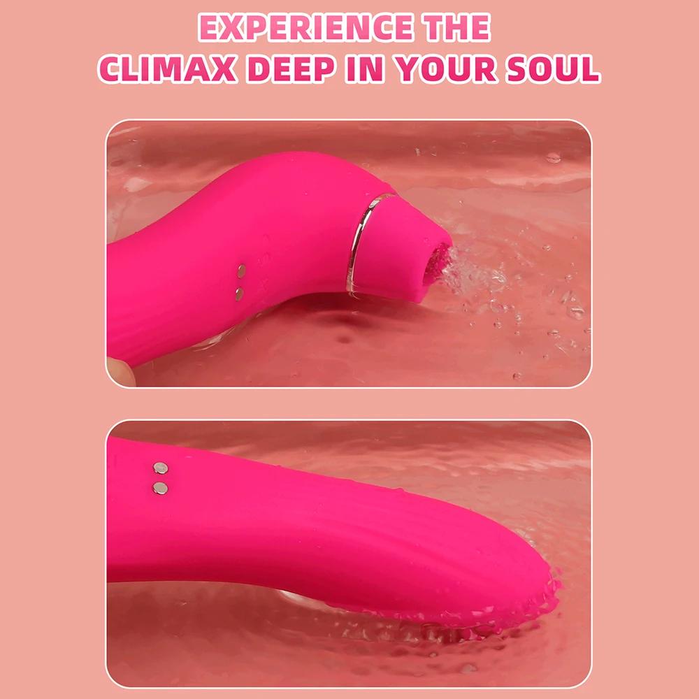 Clit Sucker Vacuum Sucking Vibrator Sex Toys Female Vagina Clitoris Stimulator Dildo Maassager For Adults 18 Women Masturbator