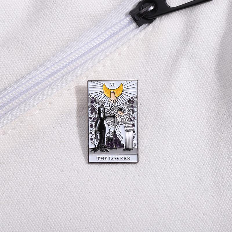 Style Geometric Chic Brooch Colorful Cartoon Pin Ideal For Creative Bag Accessories