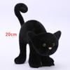 Black Cat Crow Magic Hat Owl Ghost Halloween Plush Toys Scared Black Cat Dolls Stuffed Soft Animal Toy Halloween Party Decor